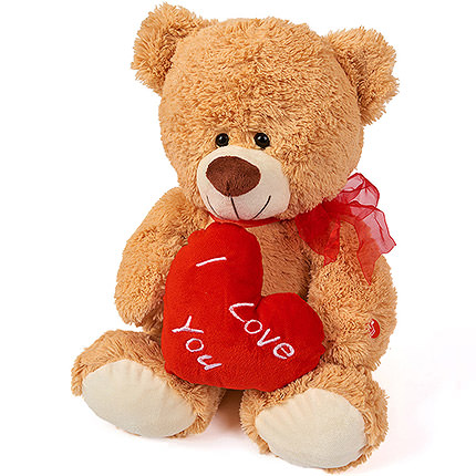 Милий ведмедик (з серцем) 30 см