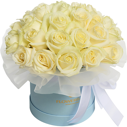 Flowers in a box "Delicate embrace"