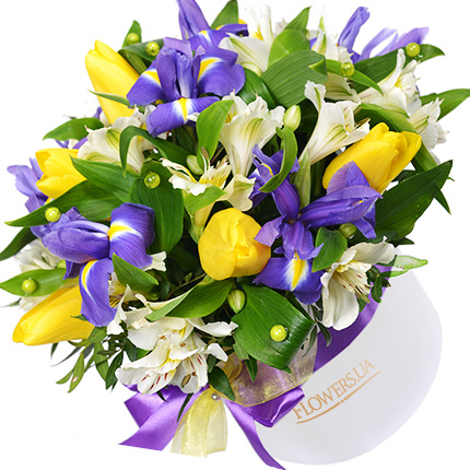 Квіти в коробці "Ти - моє чудо!"