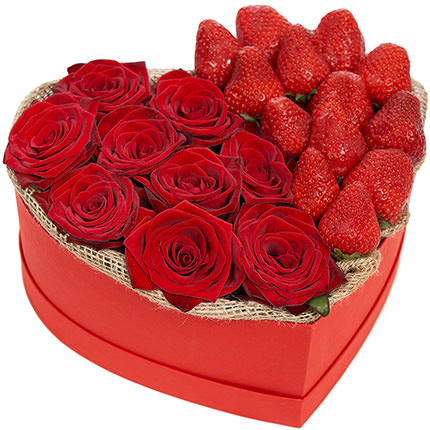 Композиция "Клубничный поцелуй"