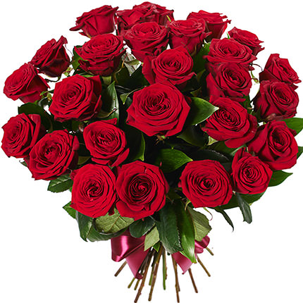 Bouquet of 25 red roses