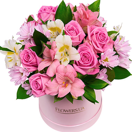 Composition in a box "Sincerity of feelings"