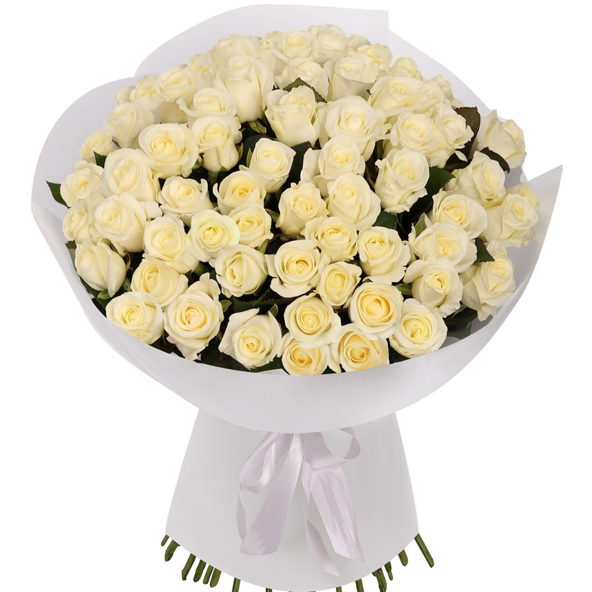 Special Offer! "51 white roses"