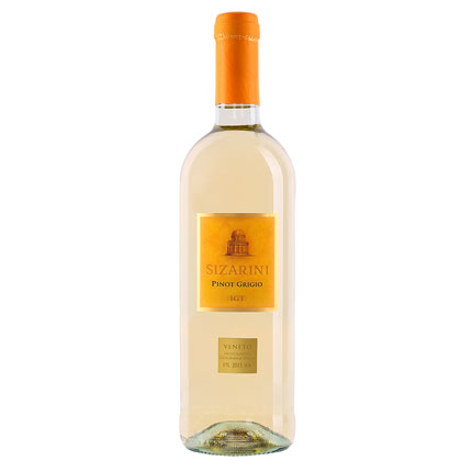 Table wine Sizarini Pinot Grigio white dry 11% 0.75 l