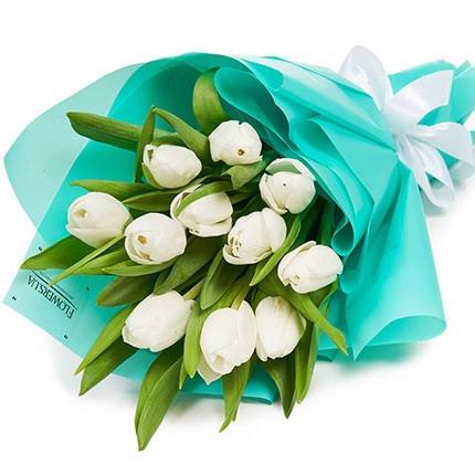 Bouquet "13 white tulips"  – buy in Ukraine