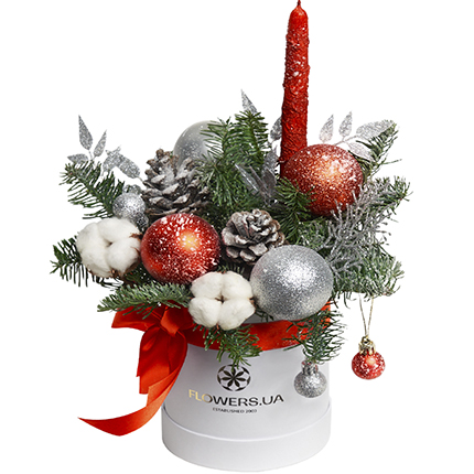 Composition in a box "Holiday evening"