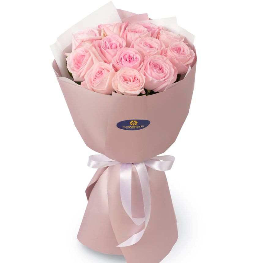 Букет из 13 роз Pink O'Hara