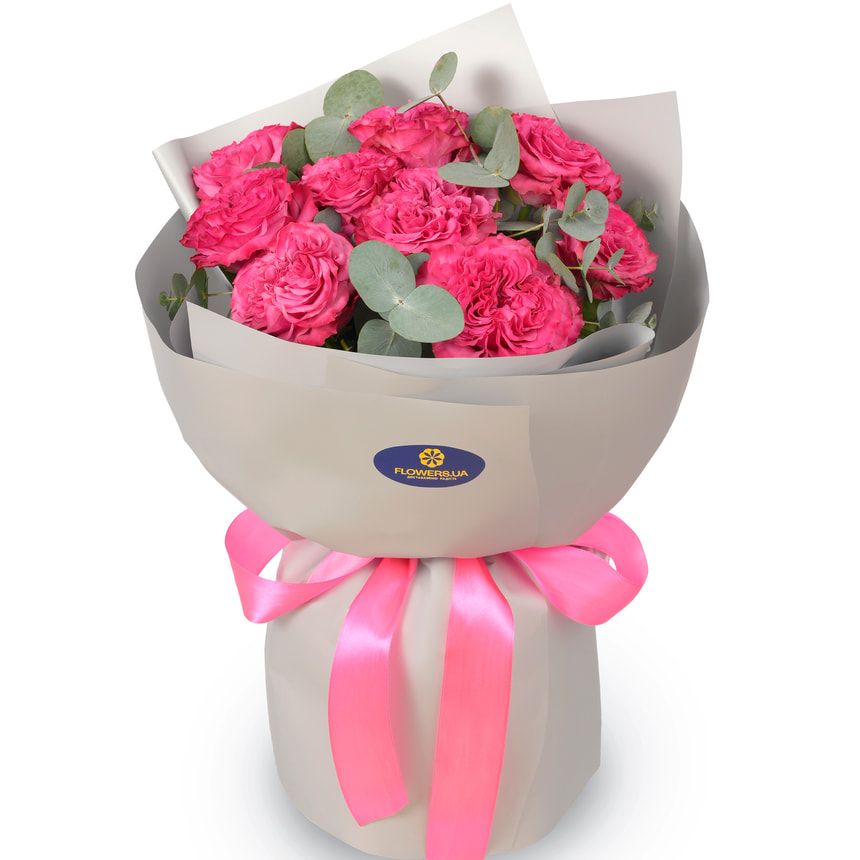 Букет з 9 троянд Кантрі Блюз