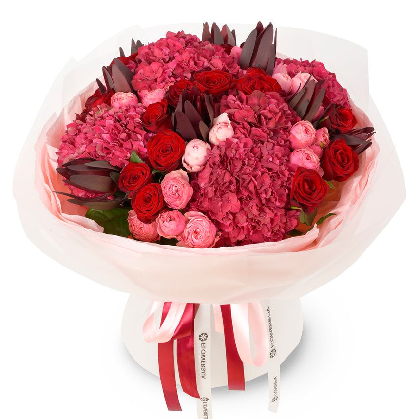 Букет "Burgundy Mood"