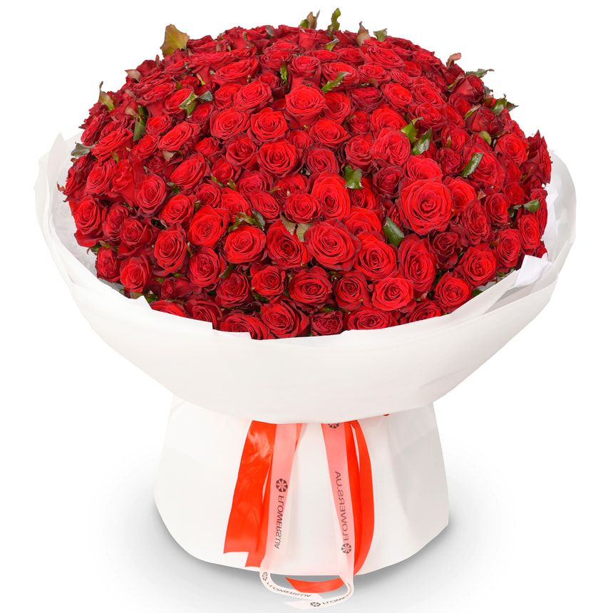 201 червона троянда