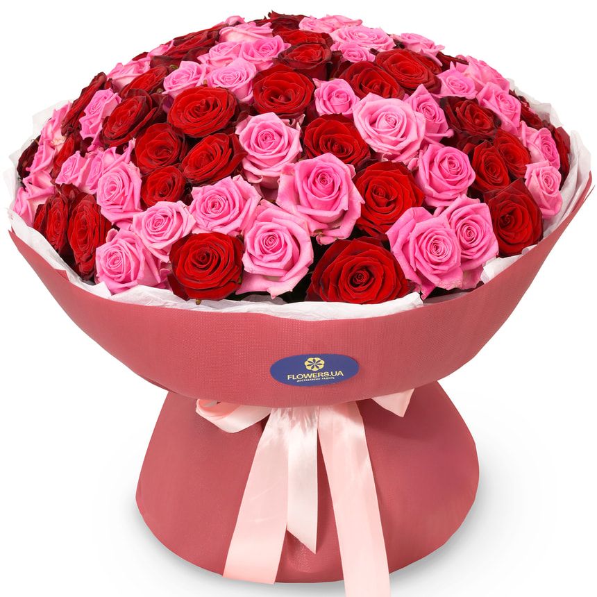 Букет "Huge Love" из 101 розы