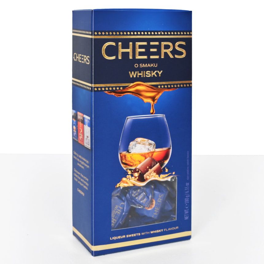 Цукерки "Cheers" зі смаком віскі, 180 гр.
