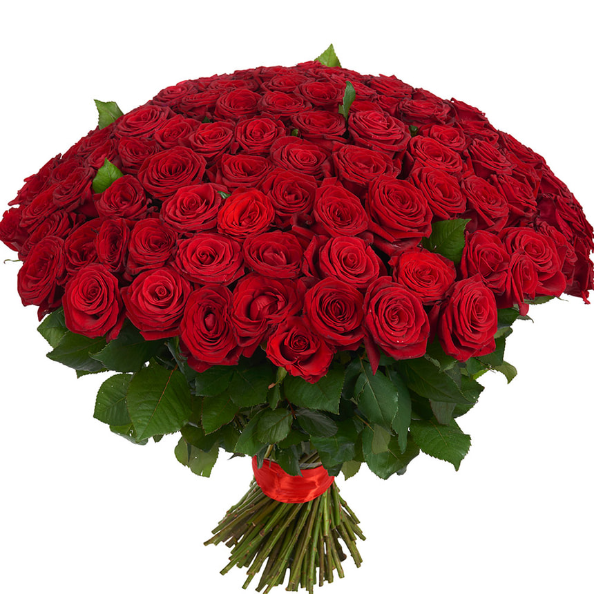 151 червона троянда – замовити з доставкою