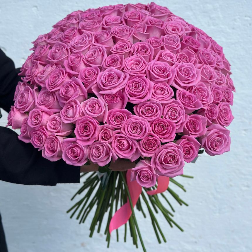 101 pink roses