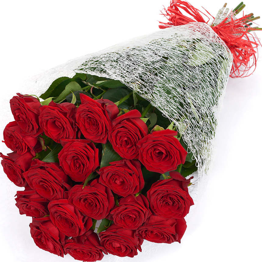 19 червоних троянд – замовити з доставкою