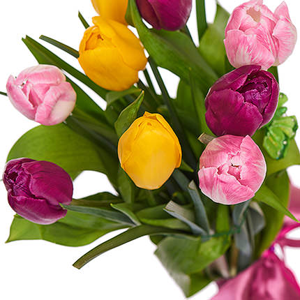 11 different color tulips – delivery in Ukraine