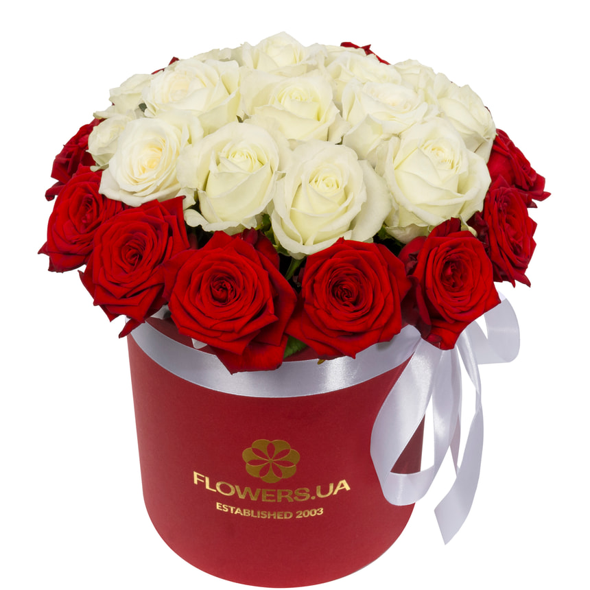 Цветы в коробке "Престиж" – заказать с доставкой