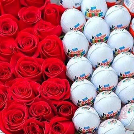 Композиція в коробці "Коханій" – доставка по Україні