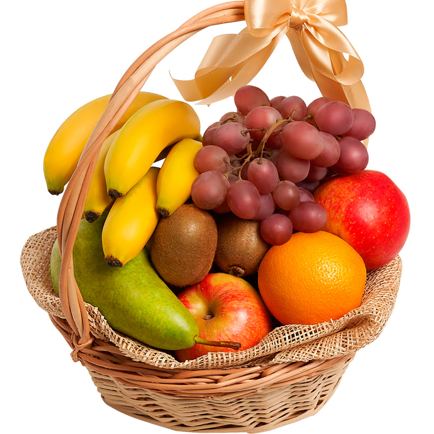 Корзина фруктов "Фруктовый ансамбль" – заказать с доставкой