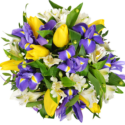 Квіти в коробці "Ти - моє чудо!" – замовити з доставкою