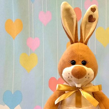 Зайка "Дашенька" 35 см – доставка по Україні