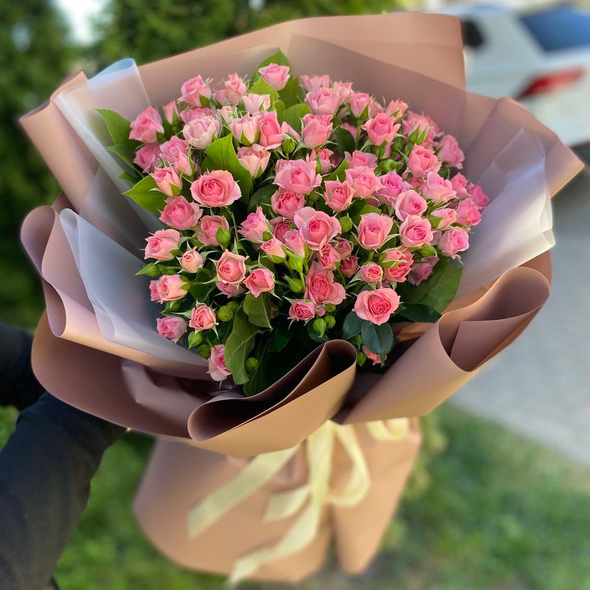 Bouquet of roses "To my cutie!"