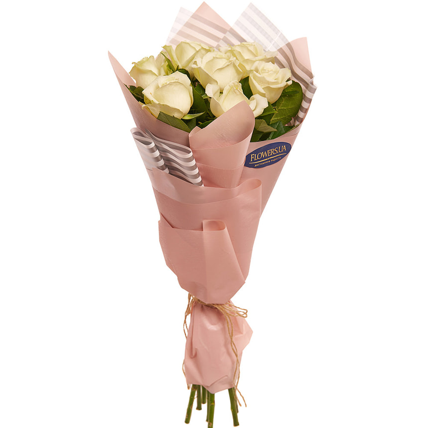 Bouquet "7 white roses!" – order with delivery