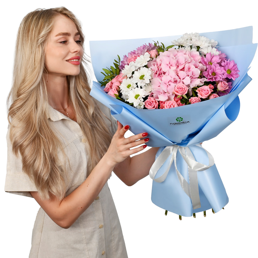 Романтичний букет "Небеса" – доставка по Україні