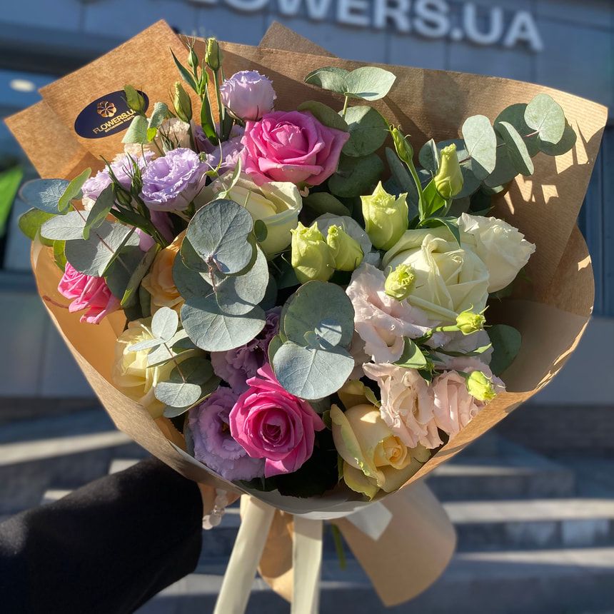 Букет "Цветочное Selfie!"