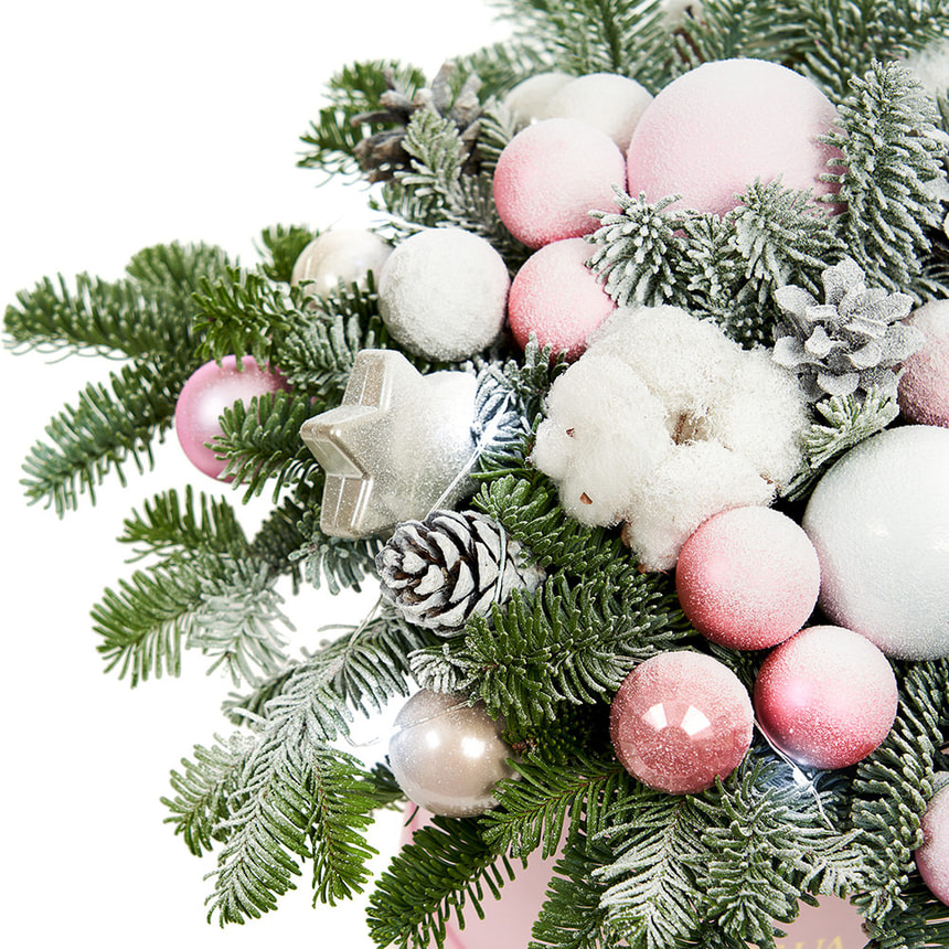 Композиція з гірляндою "Милашка!" – замовити з доставкою