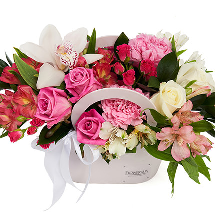 Кашпо-сумочка "Святковий презент!" – замовити з доставкою