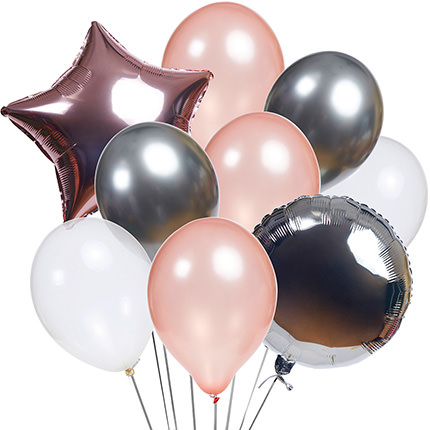 Колекція кульок "Фламінго" - 9 кульок – доставка по Україні