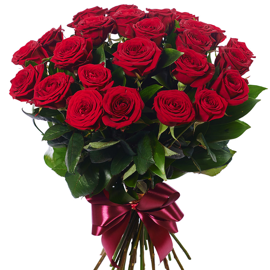 Bouquet of 25 red roses – order with delivery