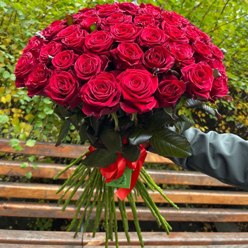 Bouquet of 51 red roses