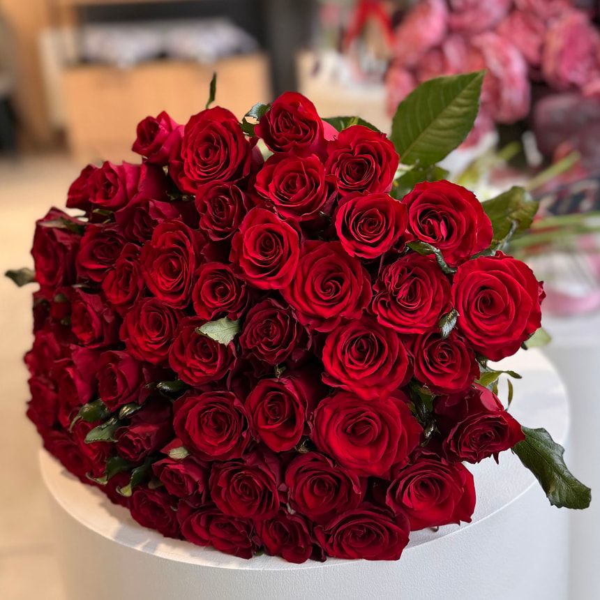 Bouquet of 51 red roses