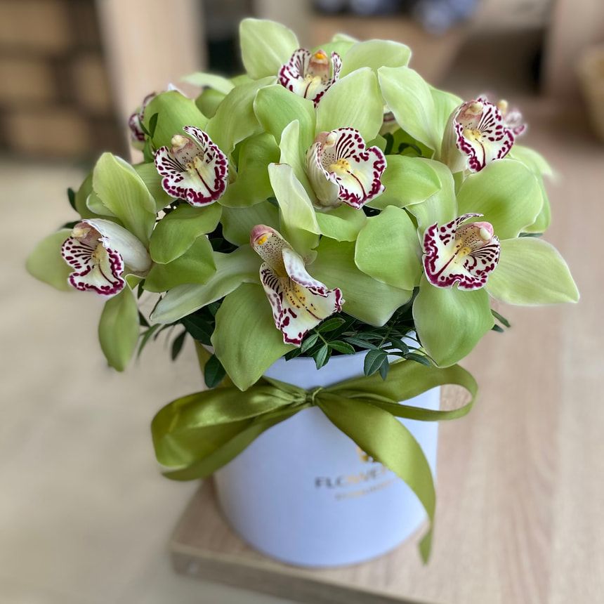 Flowers in a box "Magic orchids"