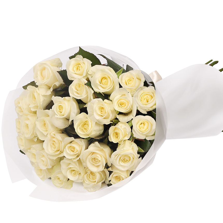Акція! "25 білих троянд" – замовити з доставкою