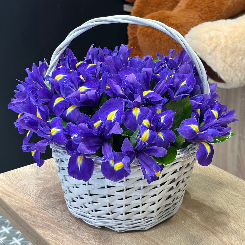 Basket 37 irises