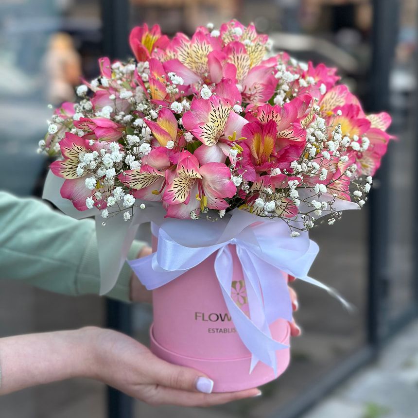 Flowers in a box "Bright fantasy"