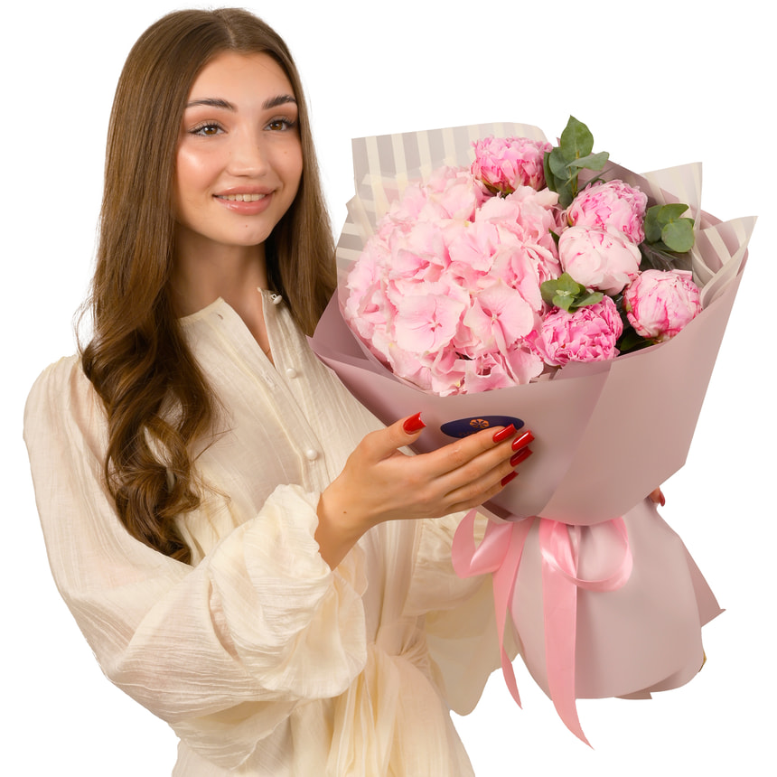 Букет "Рожева хмара" – доставка по Україні