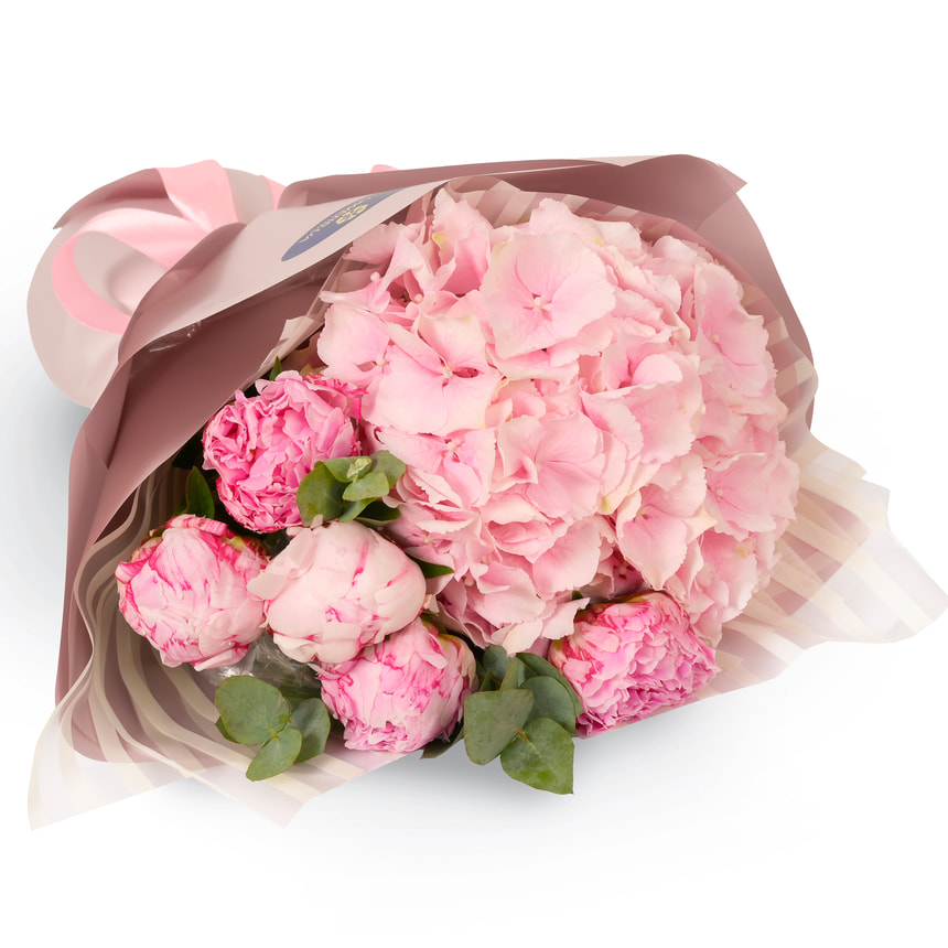 Букет "Рожева хмара" – замовити з доставкою