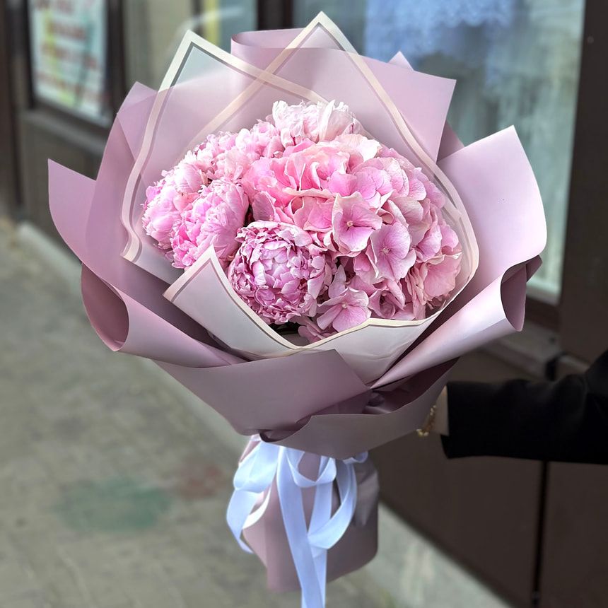 Букет "Рожева хмара" – замовити на Flowers.ua