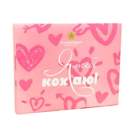 Букет "Королева" + цукерки "Люблю" – доставка по Україні