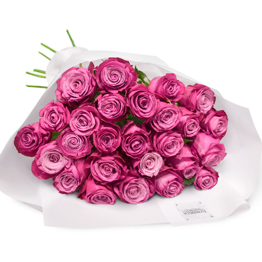 Букет "25 троянд Принц Персії" – доставка по Україні