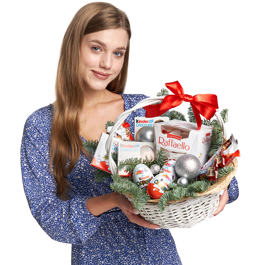 Подарочная корзина "Рождественская феерия" – доставка по Украине