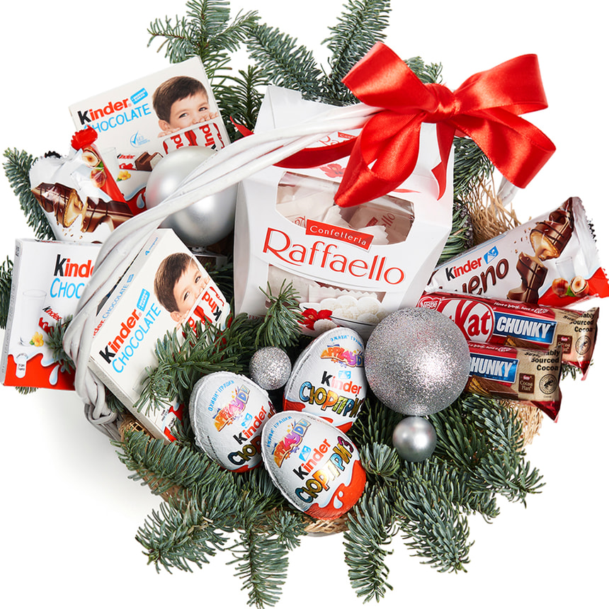 Подарочная корзина "Рождественская феерия" – заказать с доставкой