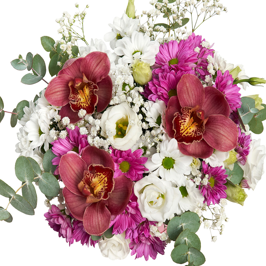 Flowers in a box "Secret Dream" – order with delivery