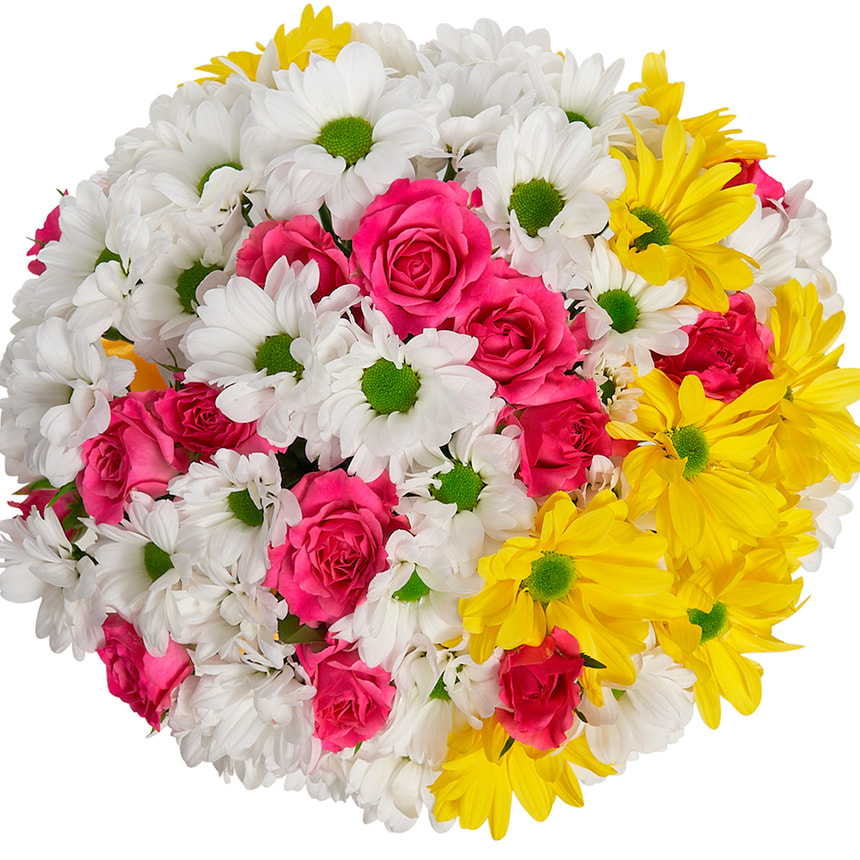 Квіти в коробці "Моє серце" – замовити з доставкою