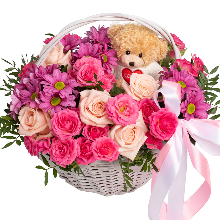 Корзина "Ты прекрасна" – заказать с доставкой