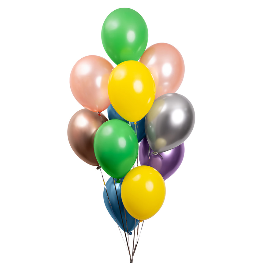 Фонтан куль "Райдужний настрій" – замовити з доставкою